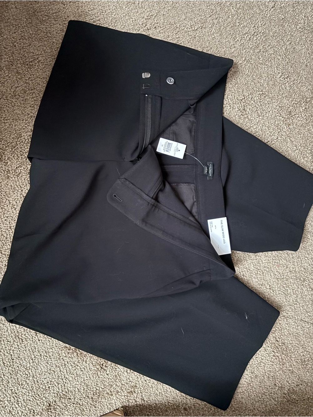 Ann Taylor Factory Black Wide-Leg Dress Pants - Picture 4 of 5